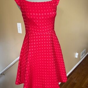 Anthropologie Moulinette Soeurs Short Sleeve Red Dress Size 8P